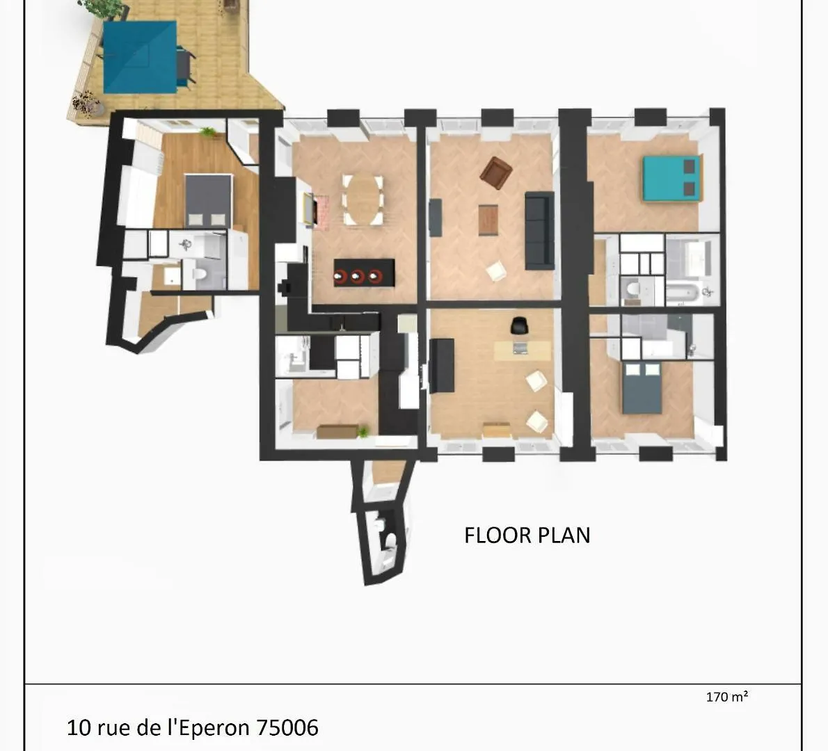 Historical Apartment - Odeon, Rive Gauche - 170 M2 Paris